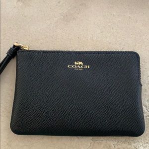 Black Coach Wristlet
